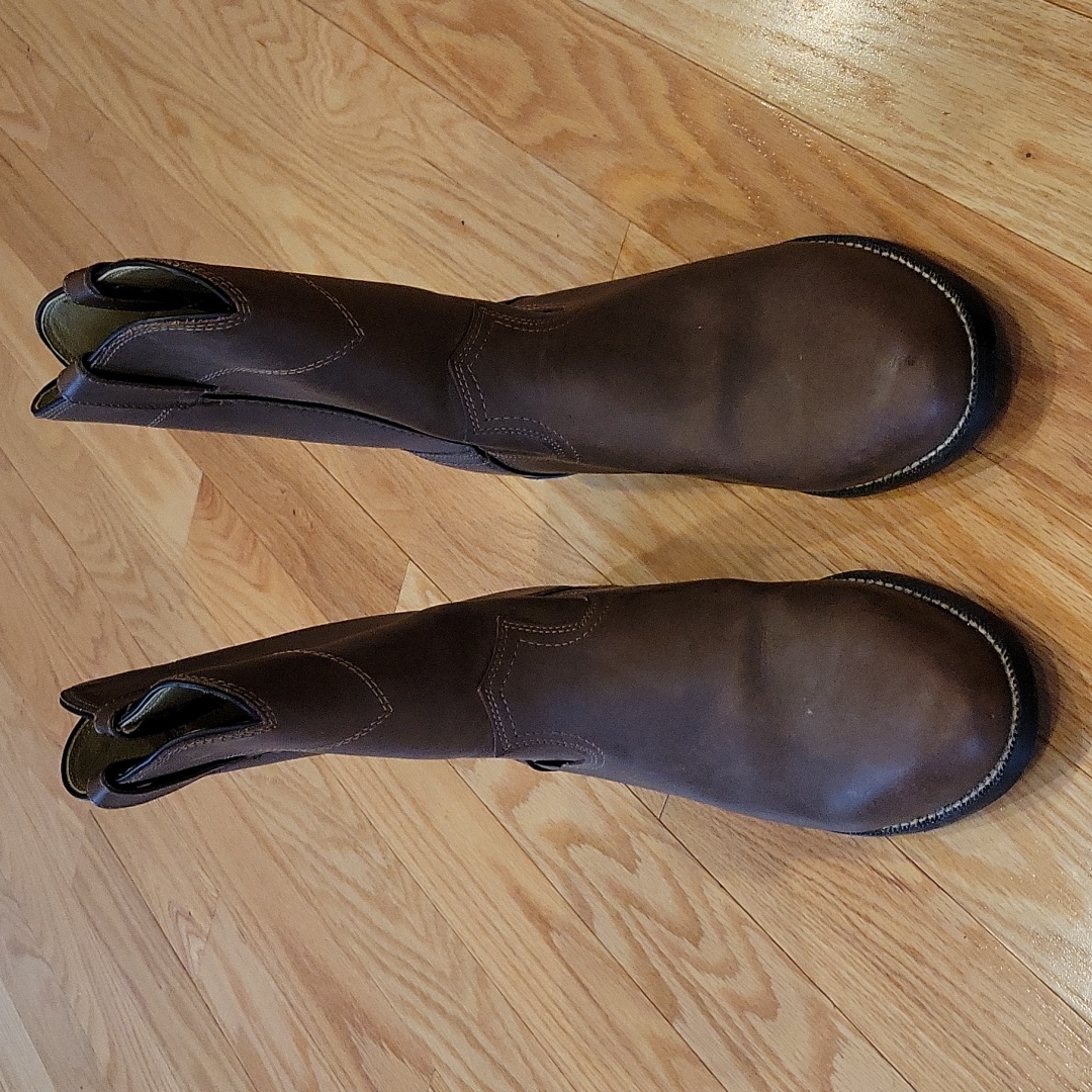 Justin Basics Temple Clay Brown 10" Farm And Ranch Cowboy Boot.